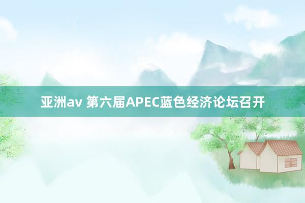 亚洲av 第六届APEC蓝色经济论坛召开